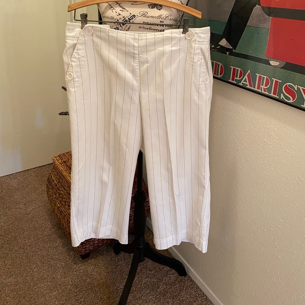 Larry Levine Crop Pants Size 14